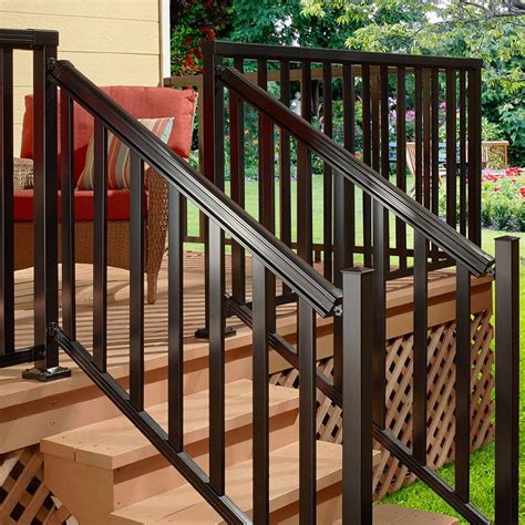 rail balcony bracket for metal railings|trex metal deck railings.